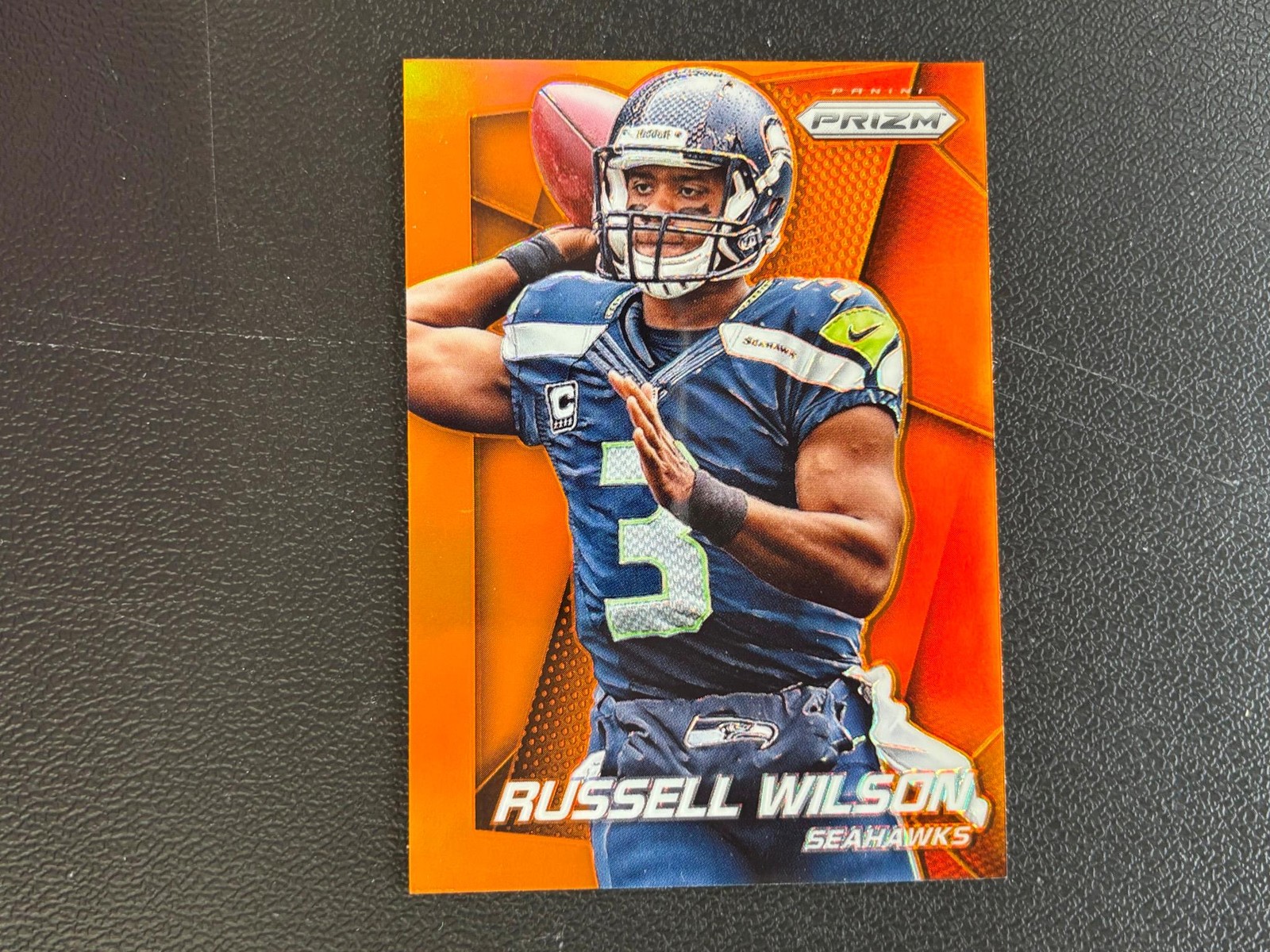Russell Wilson 2014 Prizm Orange Prizm Seattle Seahawks E10