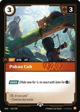 Pakaa Cub 135/298 Riftbound Organized Play Promotional Cards Riftbound Foil NM — live eBay listing