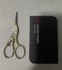 Ed Wüsthof, Solingen, Germany. Goldstiel Stickschere Dreizack Dreizack