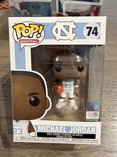 Funko Pop Basketball #74 Michael Jordan NBA White Uniform Exclusive North Caroli