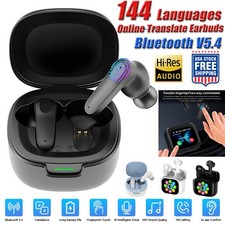 Bluetooth Translator Earbuds 144 Language Two Way Real Time Smart Translation S