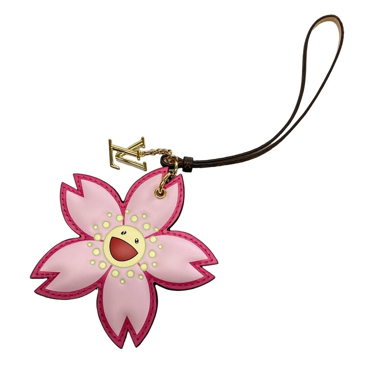 大人可愛い【Louis Vuitton】LV×TM バッグチャーム チェリー Auth LOUIS VUITTON LV x TM Bag Charm Cherry Blossom M02475