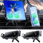 Magnetic Wireless Charger Car Holder Auto Clamp Rotatable For iPhone Galaxy Fold