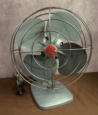 GE General Electric MCM 1950s Desk Fan • FM10S63 10