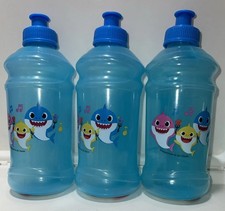Lot Of 3 Zak BABY SHARK  Family PP Water Jug 15.5oz BPA FREE