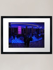 The Bleau Bar at the Fountainebleau Framed Wall Art Poster Canvas Print Picture