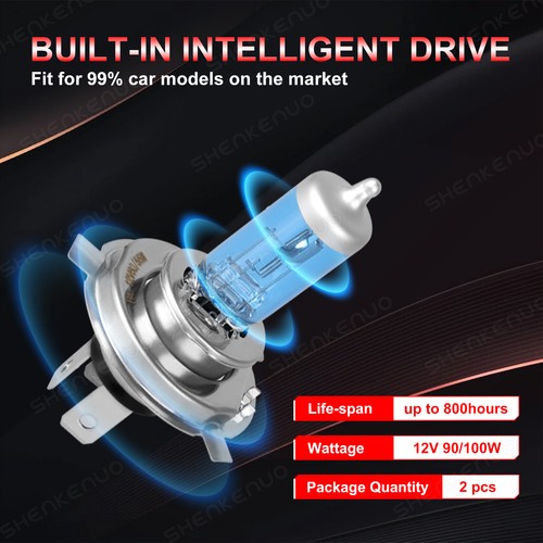 2PC Hi/Low Beam Halogen Headlight Bulbs for Honda CBR900RR & CBR1000F 1990-1999 - Picture 2 of 11