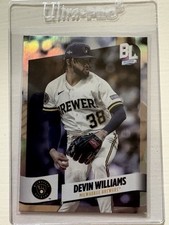 2024 Topps Big League...Uncommon Rainbow Foil...Devin Williams #249...Brewers