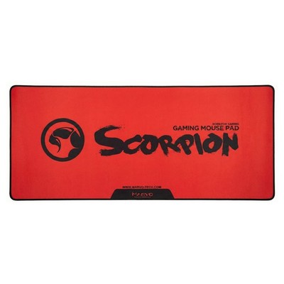 Marvo Scorpion G19RD XL Gaming Mauspad Rot Schwarz 900 x 400 x 4 mm 