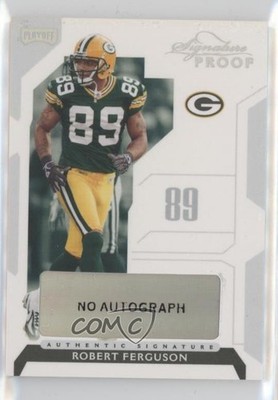 2006 Playoff NFL Playoffs Silver Signature Proof 44/50 Robert Ferguson Auto y2p