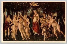 Botticelli La Primavera Firenze Florence Italy Portrait Cartolina Postcard