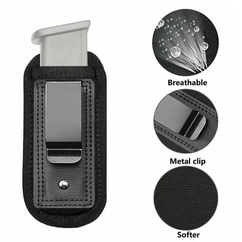 3 Pack Tactical IWB Magazine Pouch for .40 .45 .22 9mm Pistol Mag Holder Holster - Bild 9 von 13