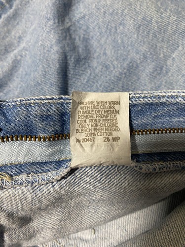 VTG New Chic jeans Sz 26 WP Womens Petite Plus Made In USA Light Blue Denim - Picture 15 of 15