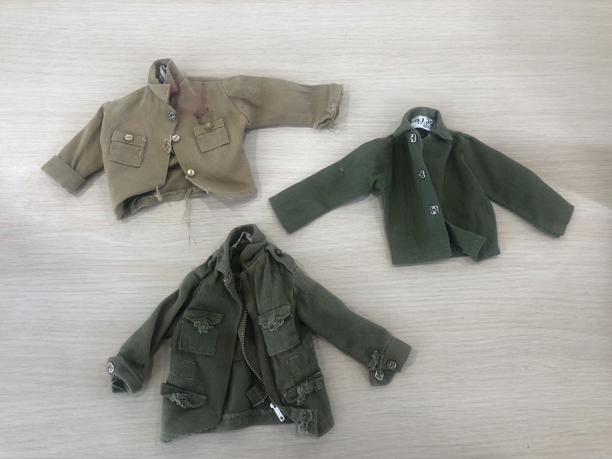 60年代　GIJOE フィールドジャケット　箱付き ハスブロ giジョー VINTAGE 1960s G.I Joe Field Jacket By Hasbro Japan Lot of 3