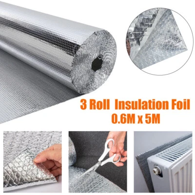 5M-50M Roll Bubble Foil Insulation Shed Commercial Floor Wall Roof Sheds