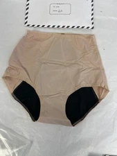 Dear Kate Women's Panties NELLIE BRIEF XS Full Lining For Period Protection TAN