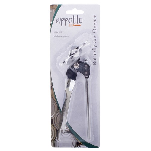3x Appetito Butterfly Can Opener Home/Camping Tool Kitchen Cooking Essential - Picture 3 of 3