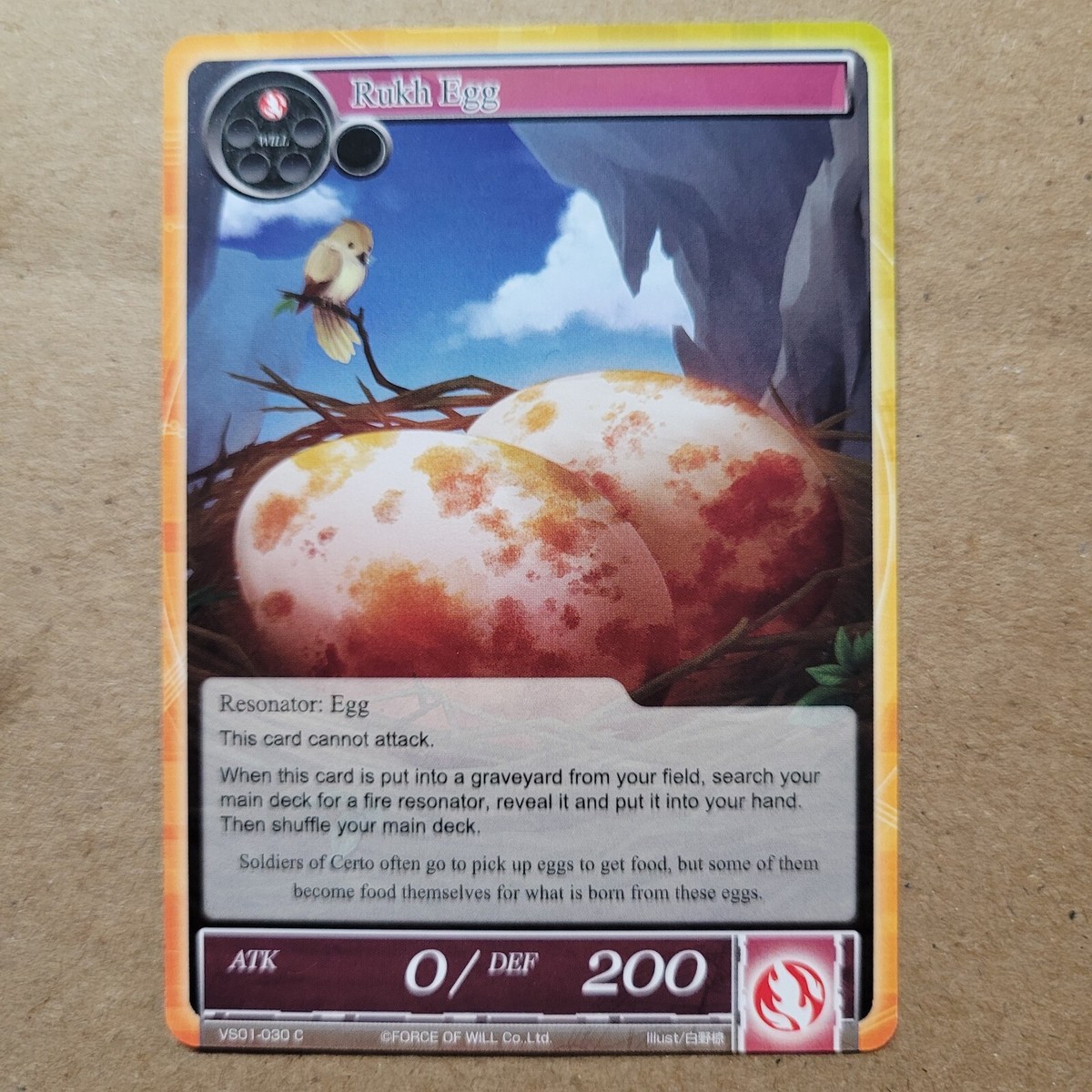 Force of Will Rukh Egg NM/M FOW VS01-030 C Dual Deck: Faria Force of Will Rukh Egg NM/M FOW VS01-030 C Dual Deck: Faria