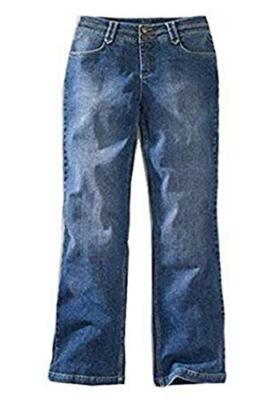Jeans Curvy-U Trouser Leg Damen von Eddie Bauer - Denim  NEU