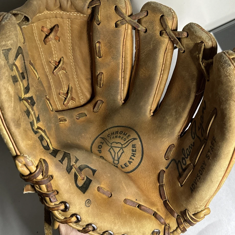 Guante de béisbol Spalding modelo 42-3625 Nolan Ryan - personal asesor - derecho Foto 2 de 4