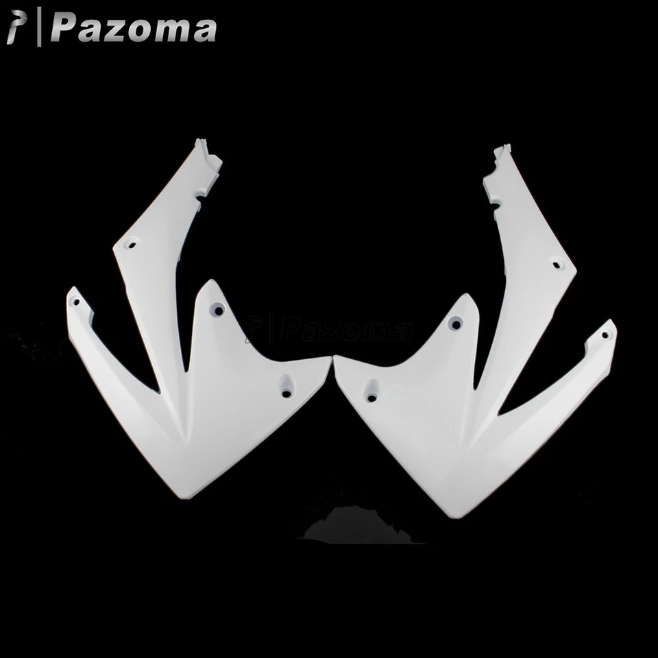 Cubierta lateral de las cubiertas laterales del radiador delantero de bicicleta de trial para Honda CRF250R CRF 450R 2009-13 Foto 2 de 4