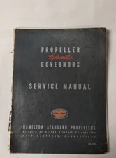 Hamilton Standard Propellers Hydromatic Governors Service Manual -Original