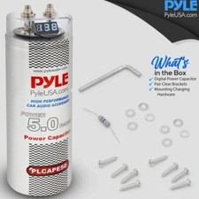 PYLE PLCAPE50 cap condensatore 5 farad impianti fino a 5000 watt rms 1 2 3 4 5