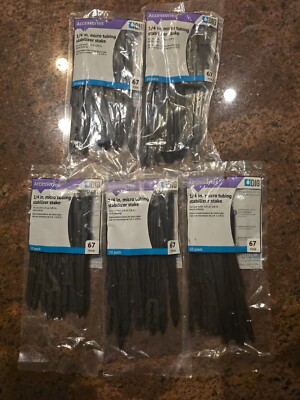 Lot of 5 Dig P35B  Micro Tube Stabilizer Stake ABS Plastic 10 Pack (50 Total)