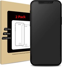 2X Matte Glass Screen Protector For iPhone 17 16 15 14 13 Pro Max Plus 12 11 X