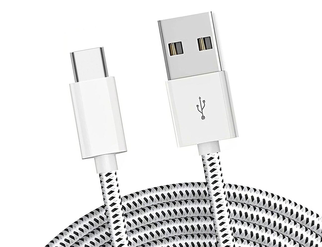 10ft USB-C Fast Charging Cable for Galaxy S20 S21 S23 FE & More