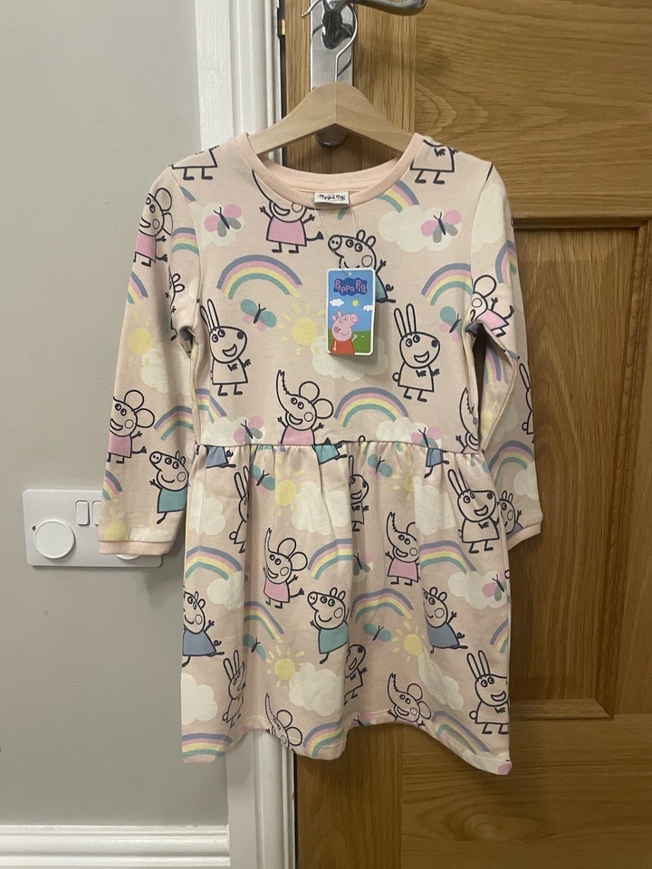 Girls George Asda Peppa Pig Dress 5-6 Years BNWT - Image 2 of 4