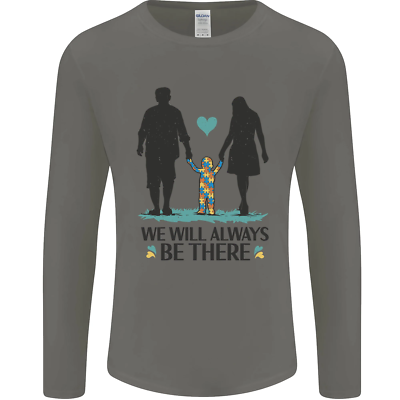 T-shirt "Autism We Will Always Be There" Pour Homme - Coton - Coupe Loose - Neuf Sans étiquette