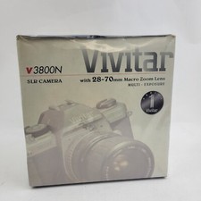 Vivitar V3800N 35mm Manual SLR Film Camera W/ 28-70mm Macro Zoom Lens. Brand New