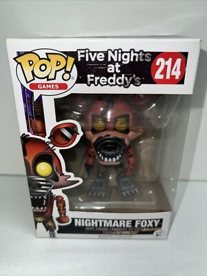 Funko Pop! Vinyl: Five Nights at Freddy's - Foxy (Nightmare) #214 BOX DAMAGED