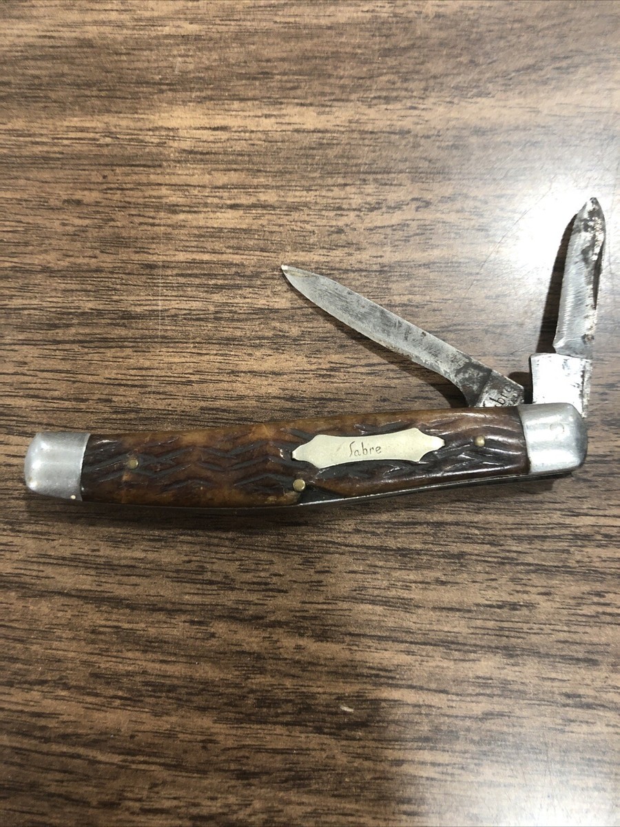 VTG Sabre 2- Blade Pocket Knife Made In Japan | eBay