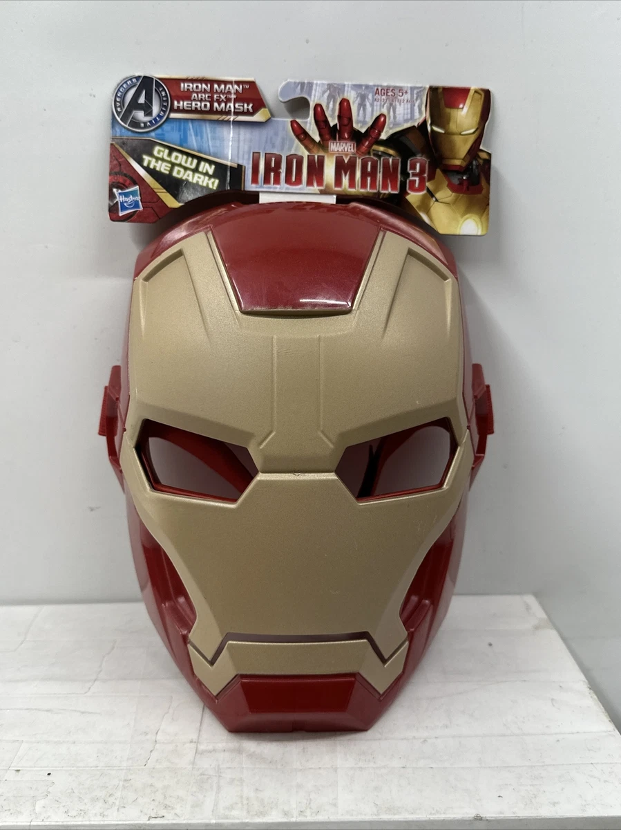 NEW Iron Man 3 ARC FX Hero Mask Glows in the Dark Tony Stark Avengers 2012  | eBay