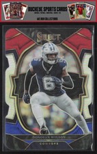 2022 Panini Select Red and Blue Prizm Die Cut Donovan Wilson #86