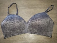NAUTICA WOMENS GRAY BRA size 42D 42 D wire free softly padded SUPER CONDITION 