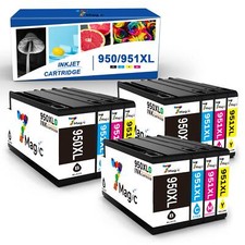 12 PK 950XL 951XL Ink Cartridges For HP OfficeJet Pro 8620 8630 8640 8660 8610