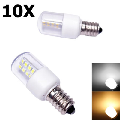 10X LED Corn Light Bulb 2W For Oven Bulbs Indicator Lamp White Lighting Freezer