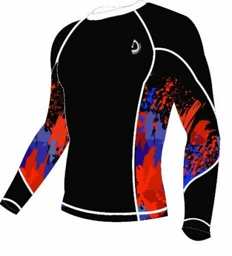 Mens Compression Skin Fit Tights Gym Yoga Running Active Leggings, Top Baselayer - Image 2 of 4