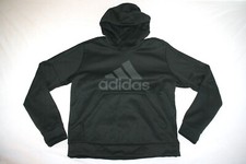 Adidas Climawarm Hoodie Youth L Black NEW