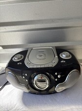 Sylvania SCRD4400 Portable Boombox CD Cassette Player/Recorder AM/FM Radio