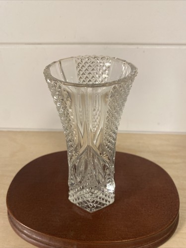 Vintage 5” Bud Vase Cut Crystal Glass Royale Clear by Cristal D'Arques Durand - Picture 2 of 6