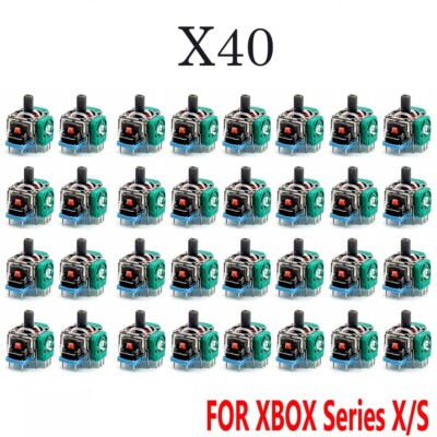40pc Analog Stick Joystick Replacement for XBox One PS4 Dualshock 4 Controller