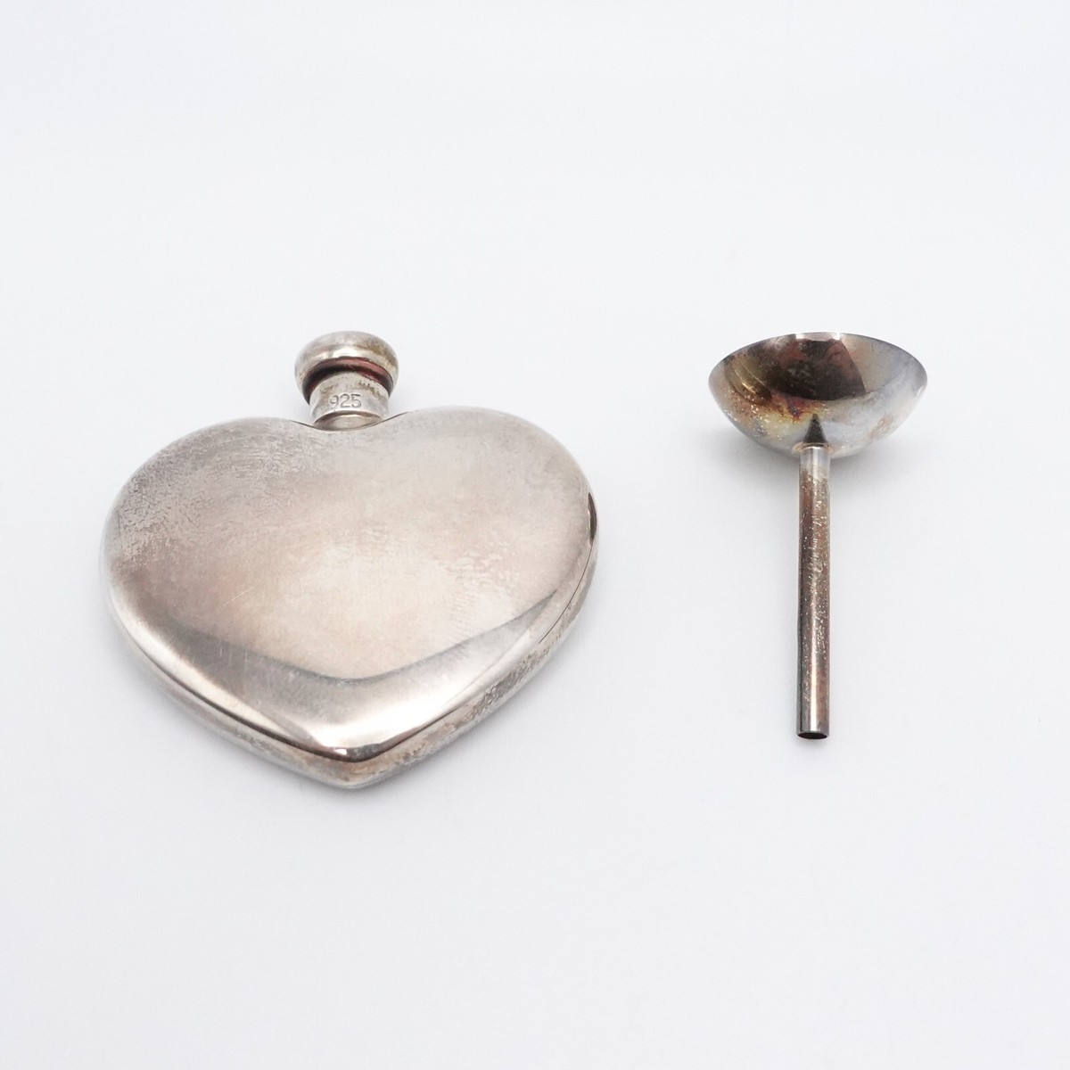 Tiffany & Co. Sterling Silver Heart Shaped Perfume Bottle Funnel