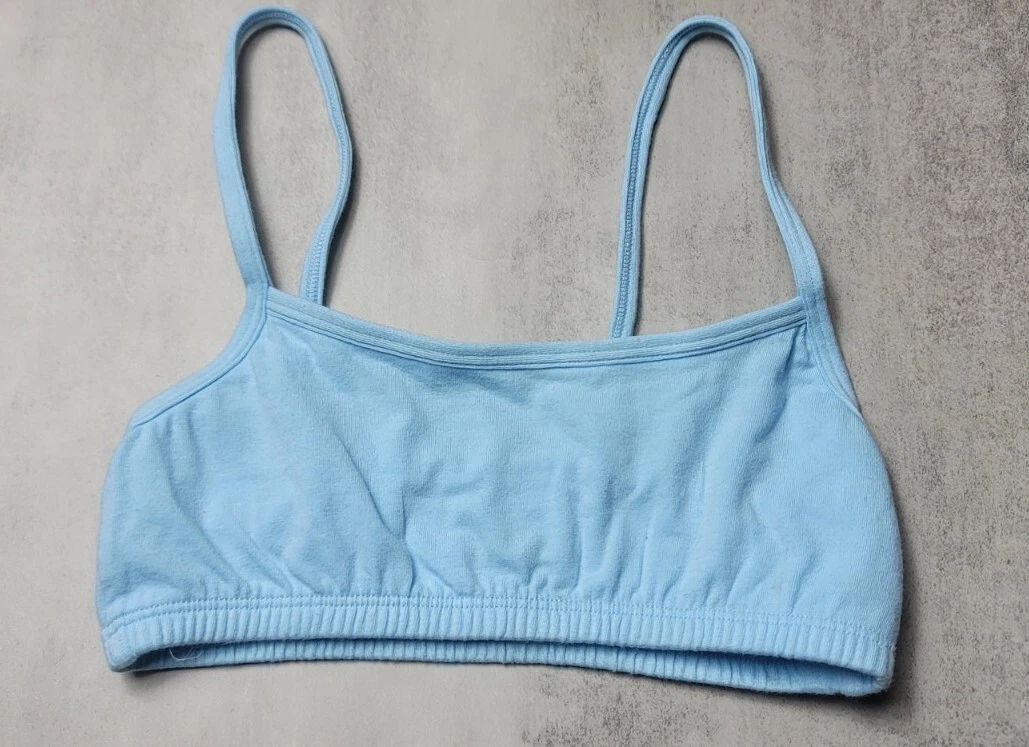 Fruit of the Loom Girls Strap Cotton Sports Bra 30 Comfort Light