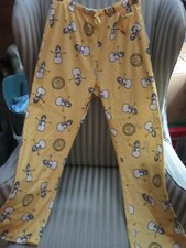 NWT LIFE IS GOOD GIRLS FLANNEL LOUNGE PANT.."CHILL SNOWMAN".SO SOFT  COMFY M 