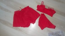 Bikini Mädchen rot Set 3-teilig Gr. 160