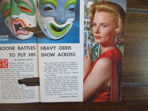 Nov 24, 1963 Detroit TV Mag(THE  RICHARD BOONE SHOW/PALADIN/HAVE GUN WILL TRAVEL - Picture 5 of 7